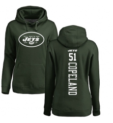NFL Women's Nike New York Jets #51 Brandon Copeland Green Backer Pullover Hoodie