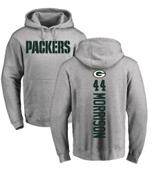 NFL Nike Green Bay Packers #44 Antonio Morrison Ash One Color Pullover Hoodie