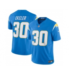 Men's Nike Los Angeles Chargers #30 Austin Ekeler Blue 2023 F.U.S.E. Vapor Untouchable Limited Stitched Jersey