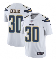 Men's Nike Los Angeles Chargers #30 Austin Ekeler White Vapor Untouchable Limited Player NFL Jersey