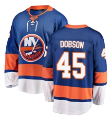 Men's New York Islanders #45 Noah Dobson Fanatics Branded Royal Blue Home Breakaway NHL Jersey