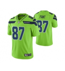 Men's Seattle Seahawks #87 Noah Fant Green Vapor Untouchable Limited Stitched Jersey