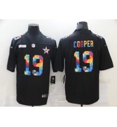 Men's Dallas Cowboys #19 Amari Cooper Rainbow Version Nike Limited Jersey