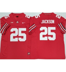 Men's Ohio State Buckeyes #25 Lamar Bo Jackson Red 2025 F.U.S.E. Limited Stitched Jersey