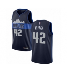 Men's Dallas Mavericks #42 Maxi Kleber Authentic Navy Blue Basketball Jersey Statement Edition