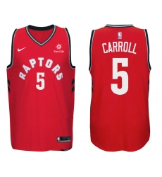 Nike NBA Toronto Raptors #5 DeMarre Carroll Jersey 2017-18 New Season Red Jersey