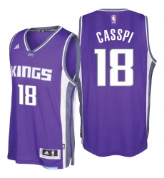 Sacramento Kings #18 Omri Casspi 2016-17 Seasons Purple Road New Swingman Jersey