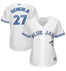 Women's Toronto Blue Jays Vladimir Guerrero Jr. Majestic White Cool Base Player Jersey