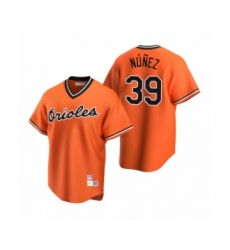 Youth Baltimore Orioles #39 Renato Nunez Nike Orange Cooperstown Collection Alternate Jersey