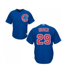 Men's Chicago Cubs #29 Brad Brach Replica Royal Blue Alternate Cool Base Baseball Jersey