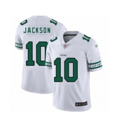 Men's Philadelphia Eagles #10 DeSean Jackson White Team Logo Fashion Limited Player Football Jersey