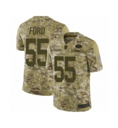Men's San Francisco 49ers #55 Dee Ford Limited Camo 2018 Salute to Service Football Jersey