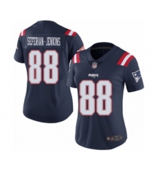 Women's New England Patriots #88 Austin Seferian-Jenkins Limited Navy Blue Rush Vapor Untouchable Football Jersey