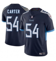 Men's Tennessee Titans #54 Lorenzo Carter Navy 2025 Vapor Untouchable Football Stitched Jersey