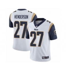 Youth Los Angeles Rams #27 Darrell Henderson White Vapor Untouchable Limited Player Football Jersey