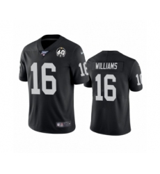 Women's Oakland Raiders #27 Trayvon Mullen White 60th Anniversary Vapor Untouchable Limited Player 100th Season Football Jersey