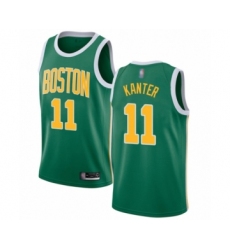 Youth Boston Celtics #11 Enes Kanter Green Swingman Jersey - Earned Edition