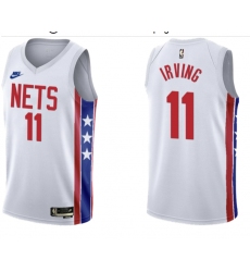Men's Brooklyn Nets #11 Kyrie Irving 2022-23 Classic Edition White Jersey