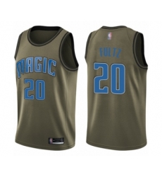 Youth Orlando Magic #20 Markelle Fultz Swingman Green Salute to Service Basketball Jersey