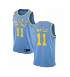 Youth Los Angeles Lakers #11 Avery Bradley Swingman Blue Hardwood Classics Basketball Jersey