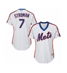 Women's New York Mets #7 Marcus Stroman Authentic White Alternate Cool Base Baseball Jersey