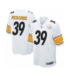 Men's Pittsburgh Steelers #39 Minkah Fitzpatrick Game White Football Jersey