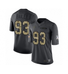 Youth Atlanta Falcons #93 Allen Bailey Limited Black 2016 Salute to Service Football Jersey