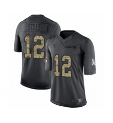Men's Houston Texans #12 Kenny Stills Limited Gray Inverted Legend 100th Season Football Jersey