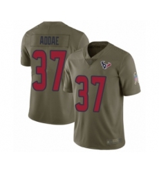 Youth Houston Texans #37 Jahleel Addae Limited Olive 2017 Salute to Service Football Jersey