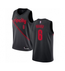 Men's Portland Trail Blazers #6 Jaylen Hoard Authentic Black Basketball Jersey - 2018 19 City Edition