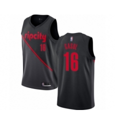 Youth Portland Trail Blazers #16 Pau Gasol Swingman Black Basketball Jersey - 2018 19 City Edition