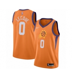 Women's Phoenix Suns #0 Jalen Lecque Swingman Orange Finished Basketball Jersey - Statement Edition