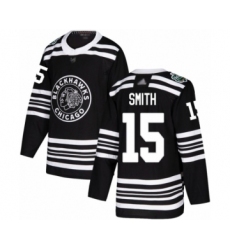 Youth Chicago Blackhawks #22 Ryan Carpenter Authentic Green Salute to Service Hockey Jersey