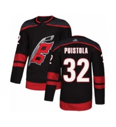 Men's Carolina Hurricanes #32 Patrik Puistola Authentic Camo Veterans Day Practice Hockey Jersey