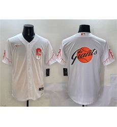 Men's San Francisco Giants Team Big Logo White City Connect Cool Base Stitched Baseball Jersey