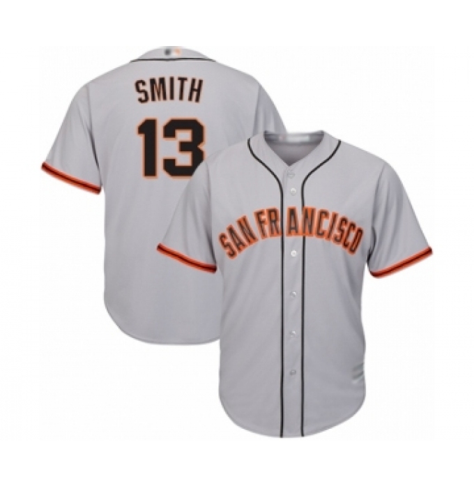 Youth San Francisco Giants #13 Will Smith Authentic Grey Road Cool Base Baseball Jersey
