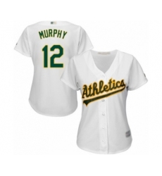 Women's Oakland Athletics #22 Ramon Laureano Authentic Green Alternate 1 Cool Base Baseball Player Jersey