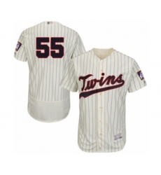 Men's Minnesota Twins #55 Taylor Rogers Authentic Navy Blue Alternate Flex Base Authentic Collection Baseball Player Jersey