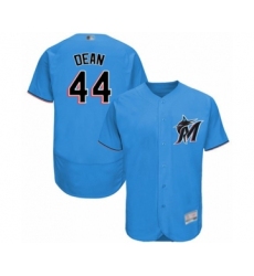 Men's Miami Marlins #44 Austin Dean White Home Flex Base Authentic Collection Baseball Player Jersey