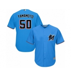 Youth Miami Marlins #55 Jon Berti Authentic Black Alternate 2 Cool Base Baseball Player Jersey
