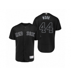 Men's Red Sox #44 Brandon  Workman Work Black 2019 Players Weekend Authentic Jersey