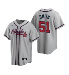 Men's Nike Atlanta Braves #51 Will Smith White Home Stitched Baseball Jersey