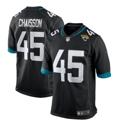 Men's Jacksonville Jaguars #45 K'Lavon Chaisson Nike Black 2020 NFL Draft First Round Pick Game Jersey.webp