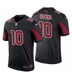 Men's Nike Arizona Cardinals #10 DeAndre Hopkins Black Stitched NFL Limited Rush Jersey