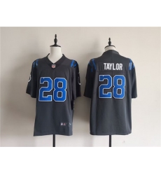 Men's Indianapolis Colts #28 Jonathan Taylor Dark Gray 2026 Rivalries Collection Limited Football Stitched Jersey