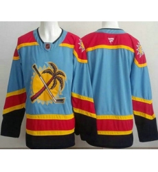 Men's Florida Panthers Blank Blue Authentic Jersey