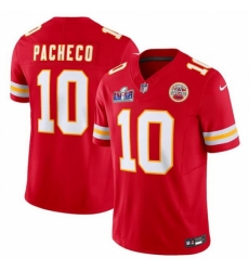 Youth Kansas City Chiefs #10 Isiah Pacheco Red 2023 F U S E Vapor Untouchable Limited Stitched 2024 Super Bowl LVIII Jersey