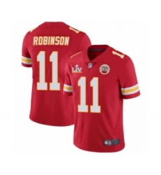Youth Kansas City Chiefs #11 Demarcus Robinson Red 2021 Super Bowl LV Jersey