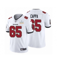 Youth Tampa Bay Buccaneers #65 Alex Cappa White 2021 Super Bowl LV Jersey