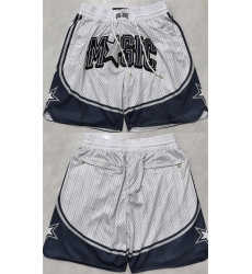 Men's Orlando Magic Silver City Edition Shorts(Run Small)